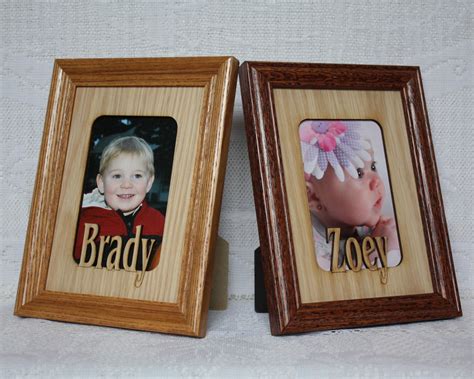 8x10 Name Frame Personalized Picture Frame Mat Insert For Etsy
