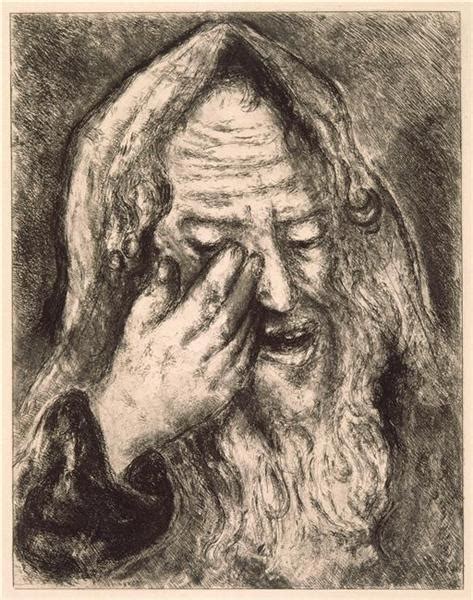 Lamentations Of Jeremiah Lamentations Iii1 9 C1956 Marc Chagall