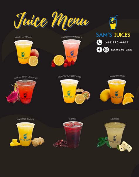 Sams Juices Features Caribbean Cuisine