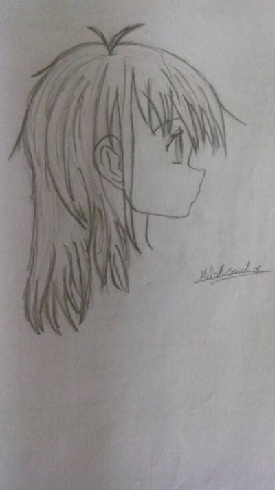 Anime Girl Side View By Malaksaid250 On Deviantart