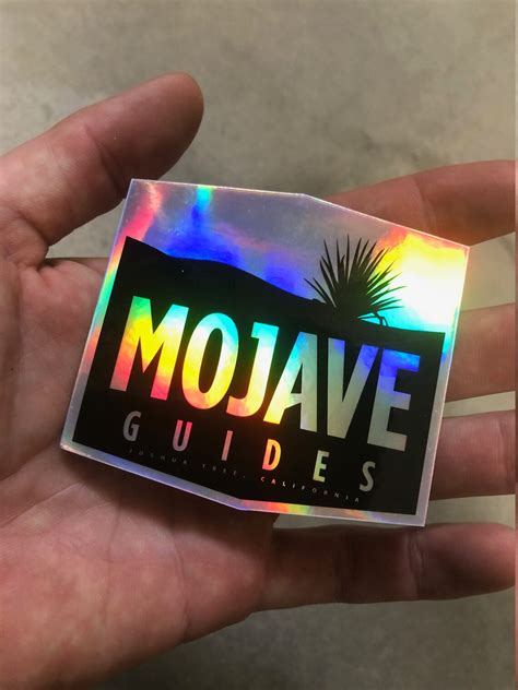 Reflective Mojave Guides Logo Sticker Etsy