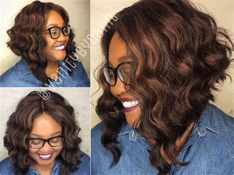 Wavy hairstyles look flattering on everyone, no matter your face shape, hair texture, or length. Crochet braids bob with loose wavy hair . Knotless middle ...