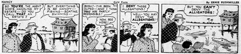 Nancy Comic Strip 19410128 Featuring Aunt Fritzi Ritz Panel By Ernie