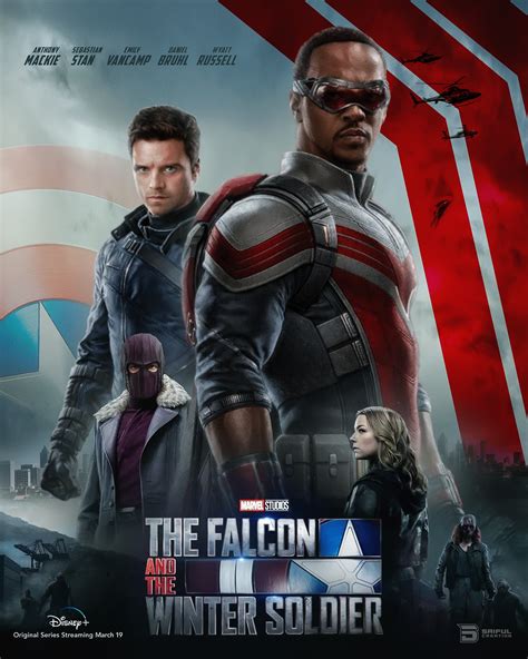 Falcon And The Winter Soldier Poster Design On Behance