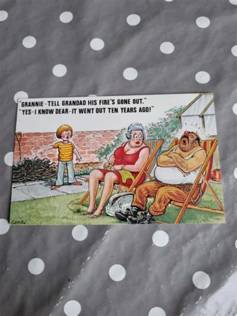 Vintage Saucy Seaside Comic Postcard Bamforth Black Triangle No By