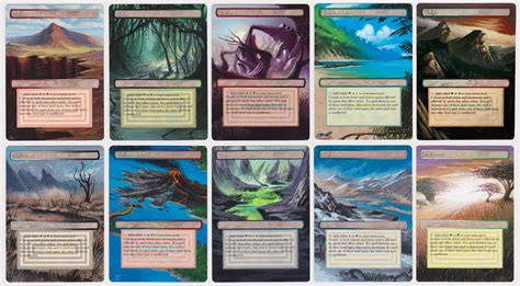 Dual Land Set Vintage Masters Art Scourge Alters Phat Pack Magic