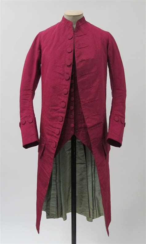 Suit Date 177080 Culture Probably British Medium Wool Silk Cotton