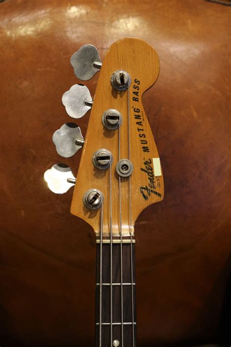 1977 Fender Mustang Bass Black Guitars Bass Guitare Collection