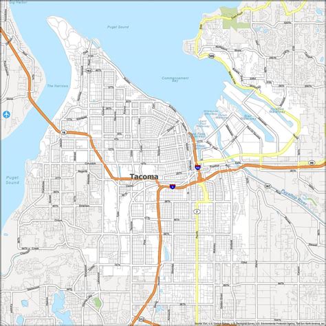 Tacoma Washington Map Gis Geography