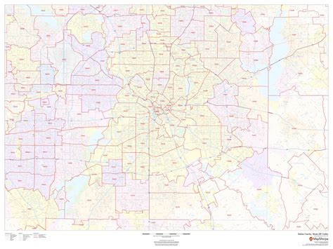 Dallas County Zip Code Map Map Of Zip Codes Gambaran