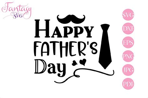Happy Fathers Day - svg cut file (266526) | SVGs | Design Bundles