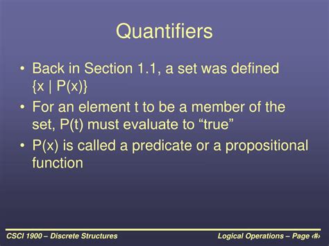 Ppt Csci 1900 Discrete Structures Powerpoint Presentation Free