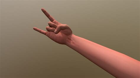 First Person Hand 3d Model