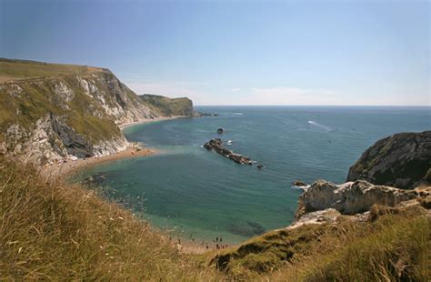Man O War Bay Near Durdle Door And The View East To St Oswalds Bay And Dungy Head Along The