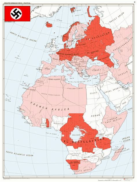 The Greater Germanic Reich In 1962 Imaginarymaps