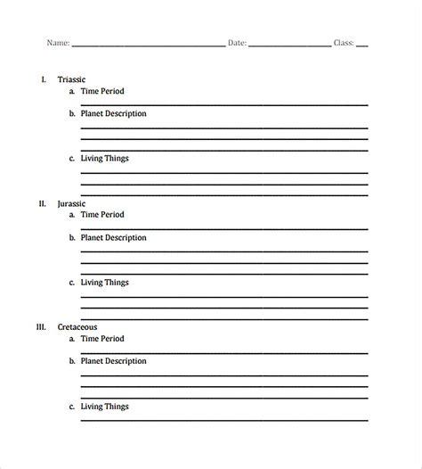 Writing a research paper can be a frustrating task because you have all this information, but find it difficult to reorganize it into an essay. Sample Blank Outline Template for Creating Document or ...