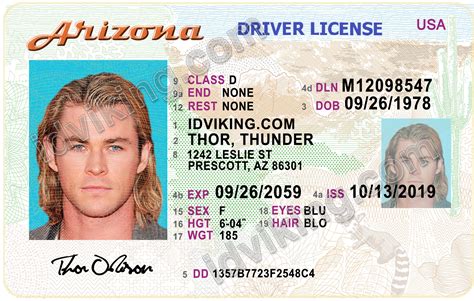 Editable Drivers License Template
