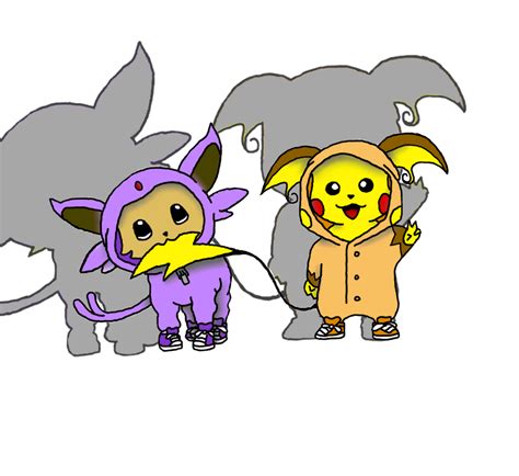 Pikachu And Eevee By Maclauraa On Deviantart