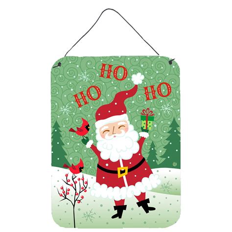 Merry Christmas Santa Claus Ho Ho Ho Wall Or Door Hanging Prints