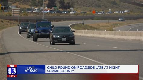 Child Found Walking Alone On Highway Near Park City Youtube