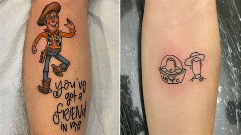 14 Magical Toy Story Tattoos That Ll Get Fans Amped For The 4th Installment Toy Story Tattoo