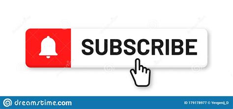 Subscribe Button For Social Media Subscribe To Video Channel Blog And