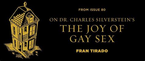 On Dr Charles Silversteins The Joy Of Gay Sex Tin House