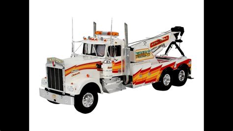 Kenworth W900 Wrecker Tow Truck Toy For Children Youtube