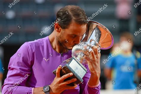 Rafael Nadal Spain Celebrates After Winning Editorial Stock Photo