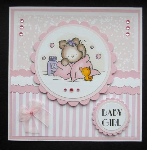 Hand Made New Baby Card Using Lotv Bath Time Fun Colored With Pro Markers Kaarten Maken