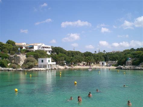 The Beach At Cala Santandria In Menorca Spain Its Quite Small