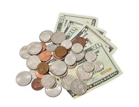 Coins And Cash Stock Photo Image Of Background Dollar 103427580