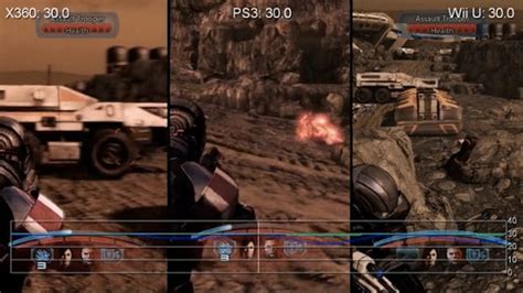 Mass Effect 3 On Xbox 360 Vs Ps3 Vs Wii U