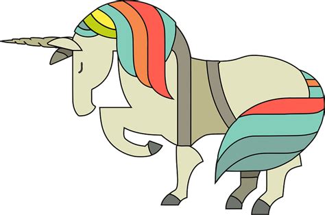 Stylized Cartoon Horse Unicorn Clipart Free Download Transparent Png