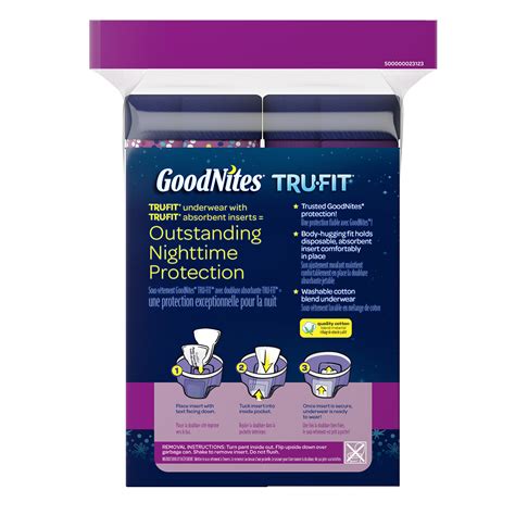 Buy Goodnites Tru Fit Real Underwear With Nighttime Protection Starter