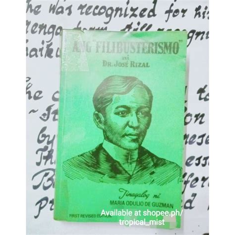 Ang Filibusterismo Ni Dr Jose Rizal Tinagalog Ni Maria Odulio De