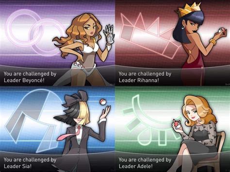 celebrities as gym leaders pokémon amino