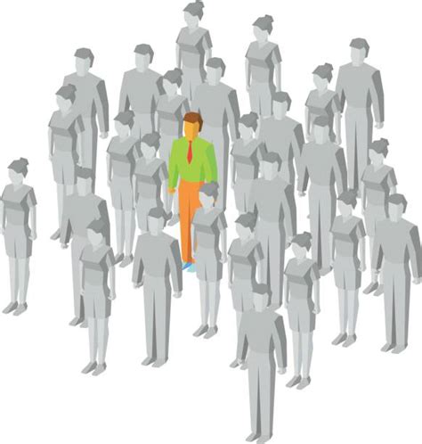 Best Lonely In A Crowd Illustrations Royalty Free Vector Graphics