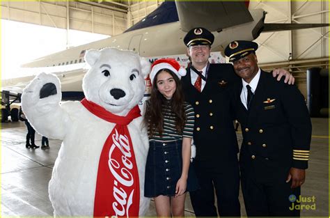 Rowan Blanchard And Shay Mitchell Bring The North Pole To Delta Airline S Hanger At Lax Photo