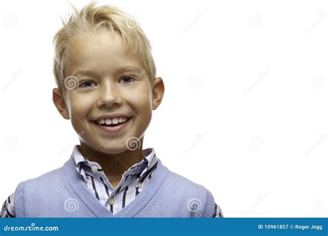 Portrait Of Happy Smiling Child Boy Stock Image Image Of Shot