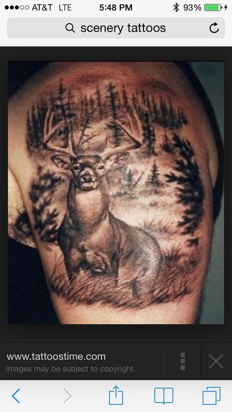 Pin By Beautiful Tattoos And More On Tattoos For Men Deer Tattoo