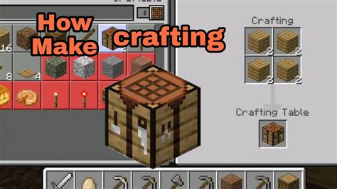 How To Make Craft Table Minecraft