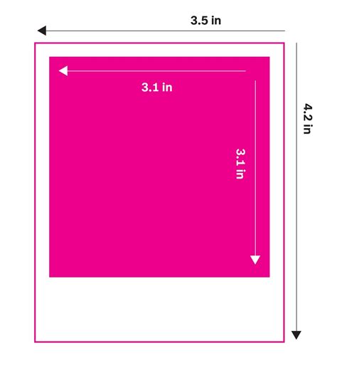 Menschlich Beschreibung Tugend Polaroid Photo Dimensions Cm Leser