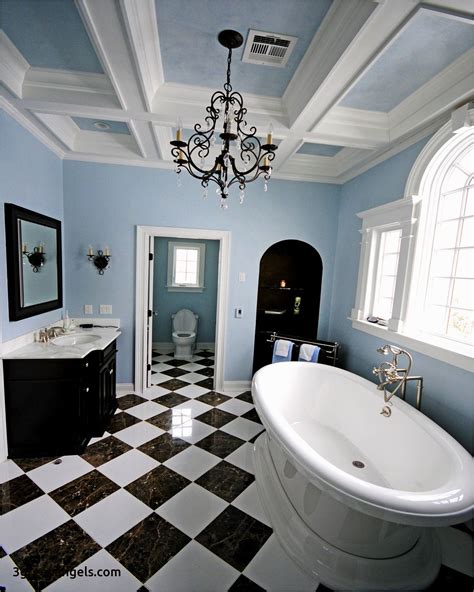 White And Blue Bathroom Creating A Relaxing Oasis