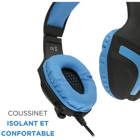 Casque Gaming Konix Mythics PS 400 Pour PS4 Bleu Scoop Informatique