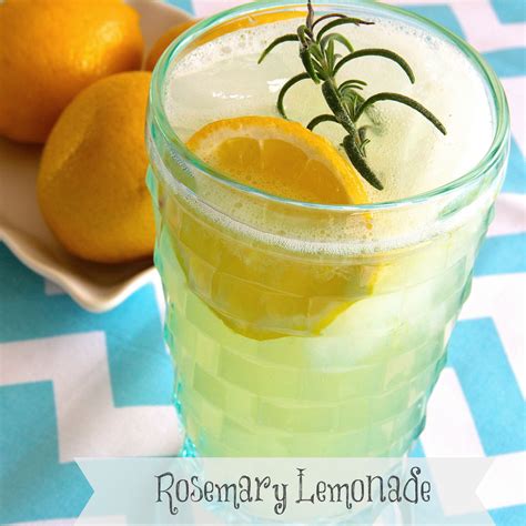 Rosemary Lemonade Is Good With Just A Hint Of The Rosemary In The