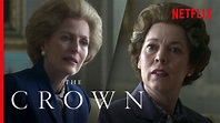 Queen Elizabeth II Meets Margaret Thatcher (Full Scene) | The Crown ...