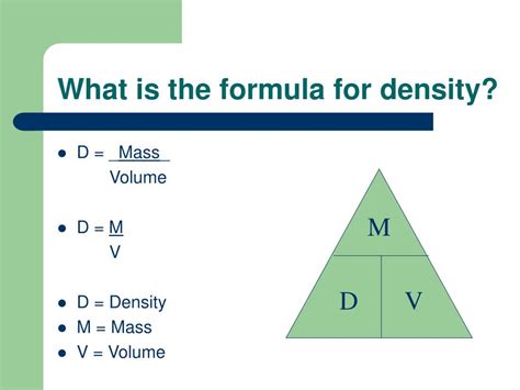 Formula For Density Freeloadsglass