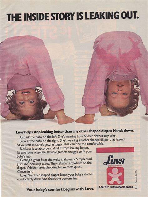 One Of My Favorite Ad Concepts Reality Diapers Leak Babies Dont