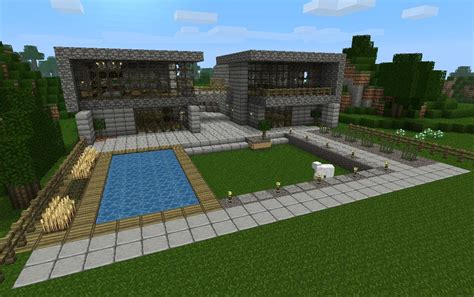 This home style features clean lines, geometrical design & contemporary simplicity. Modern Architecture - Survival Mode - Minecraft: Java ...